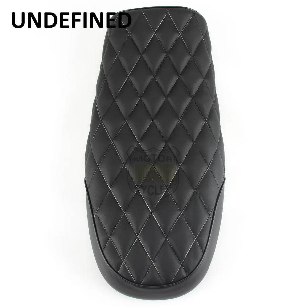 

Black Flat Brat Styling Motorcycle Seat Saddle Diamond Cafe Racer Seat Cushions For Suzuki Kawasaki Honda CBR CB CG Universal