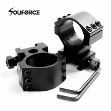 2 шт. тактический сверхмощный прицел кольцо диаметр 30 мм подходит 20 мм Вивер рейку крепление для фонарь/лазер/прицел/страйкбол принадлежности для охоты