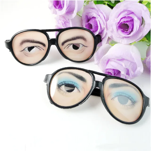 Funny Googly Eyes Goggles Man Women Stay Awake Eyes Glasses for