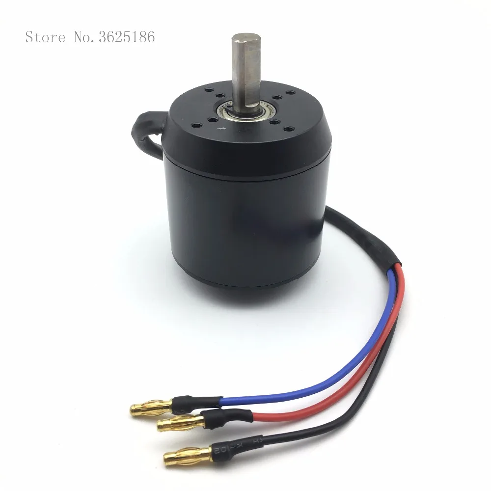 

6374 Brushless Motor With Hall Sensor 3000W Electric Off Road Skateboard Engine M10 Motor Shaft 36V High Speed Electric Motor