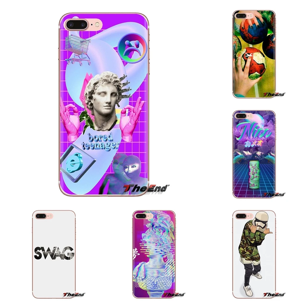 

Handball Swag Vaporwave For Xiaomi Redmi 4A S2 Note 3 3S 4 4X 5 Plus 6 7 6A Pro Pocophone F1 Soft Transparent Shell Covers