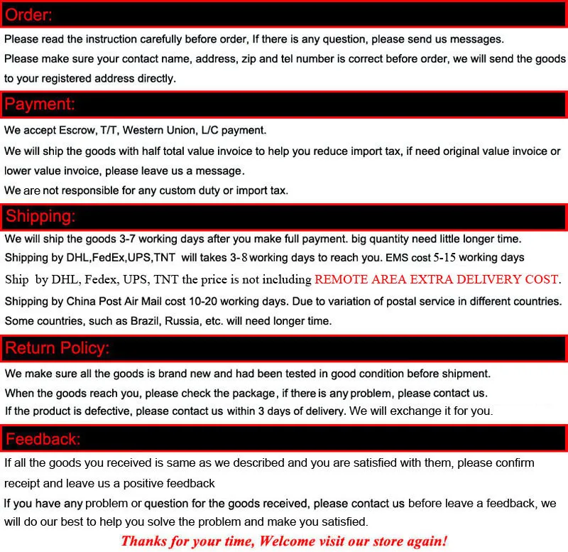 Raincoo Online Store Instruction