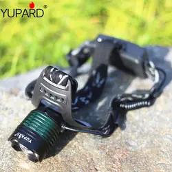 Yupard XM-L2 T6 светодиодный яркий светодиодный зум фары Torch Light Масштабируемые фар 18650 Аккумуляторная Кемпинг Рыбалка Открытый