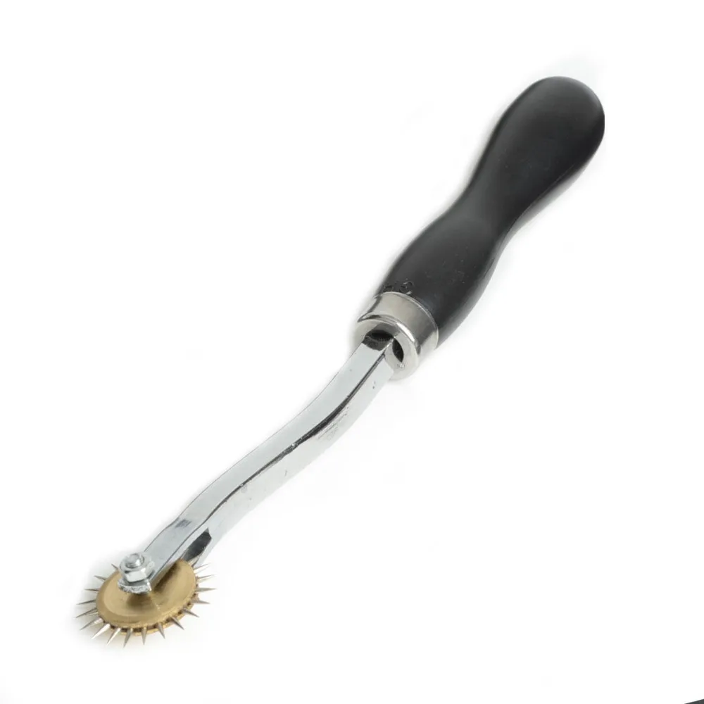 

Functional 4mm Handmade Craft Leather Fabric Needle Sewing Wheel Tool Leather Fabric Paper Serrate Tracing Wheel Sewing Tool