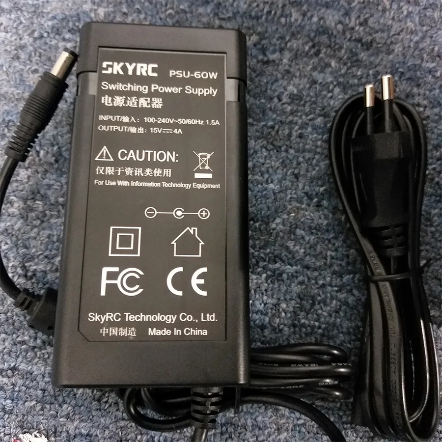 SKYRC адаптер питания 15 в 4A адаптер 60 Вт беспилотный аккумулятор зарядное устройство источник питания для IMAX B6/mini B6 Баланс Зарядное устройство rc Дрон