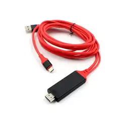 Продажа USB 3,1 Тип C USB-C до 4 K HDMI HDTV Кабель-адаптер для samsung Galaxy S8 Macbook