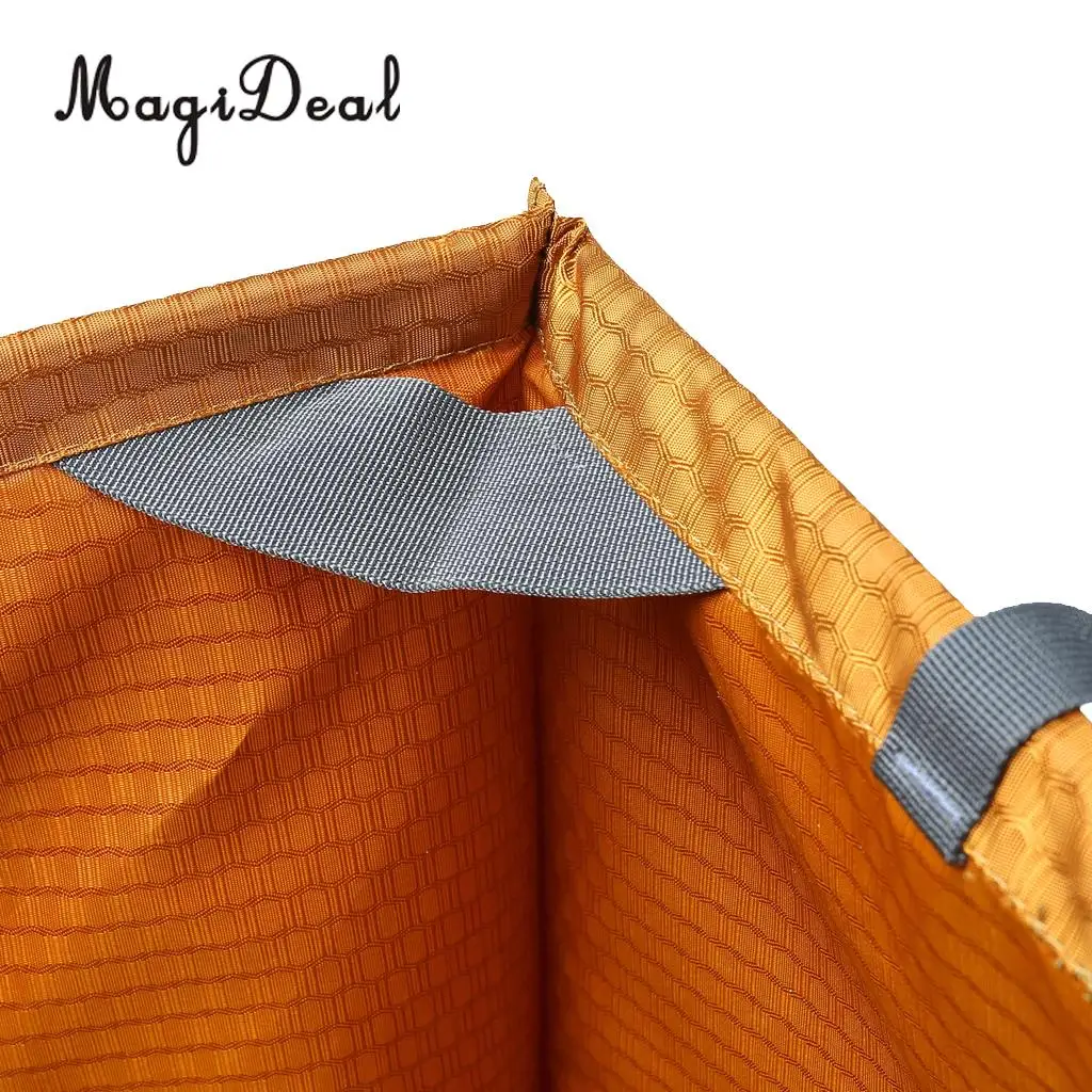 MagiDeal 1Pc Folding Lightweight Nylon Rock Climbing Arborist Throw Line Weight Rope Cord Storagecube Bag Gear Equipment Holder