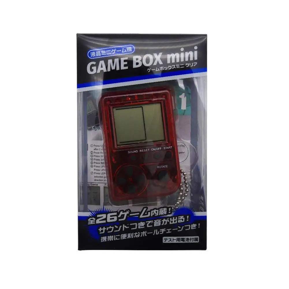 Мини классическая игровая машина детская портативная Ретро ностальгическая мини игровая консоль с брелком тетрис видеоигра