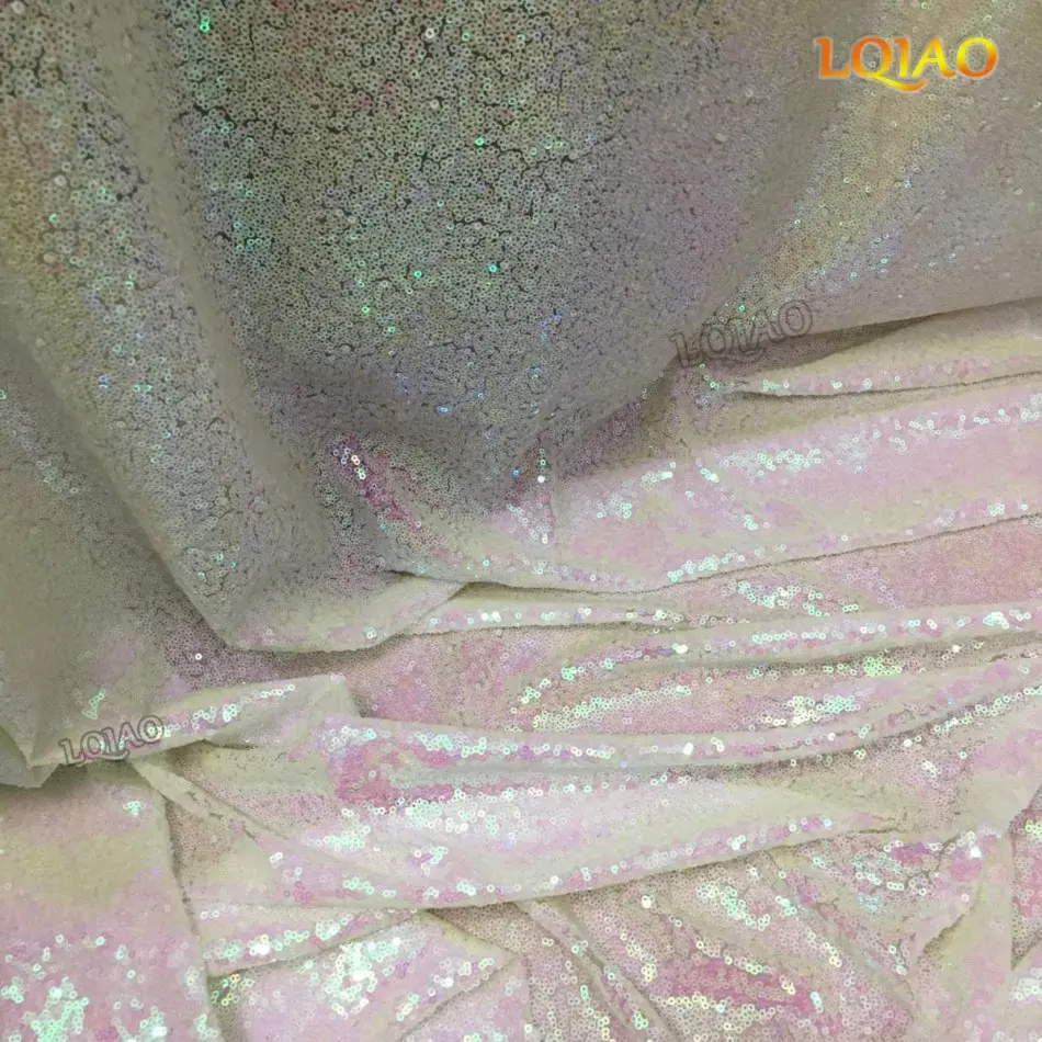 changed white sequin fabric-005
