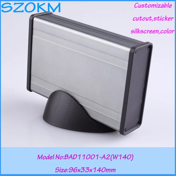 

10 pcs/lot small aluminum box metal enclosure aluminium enclosure electronics 96x33x140 mm