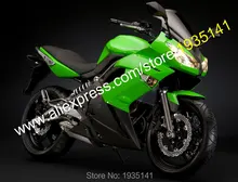 Hot Sales,For Kawasaki Ninja 650R ER6F 2009 2010 2011 Parts ER-6F 09 10 11 ER 6F Green Black Aftermarket Motorcycle Fairing Kit