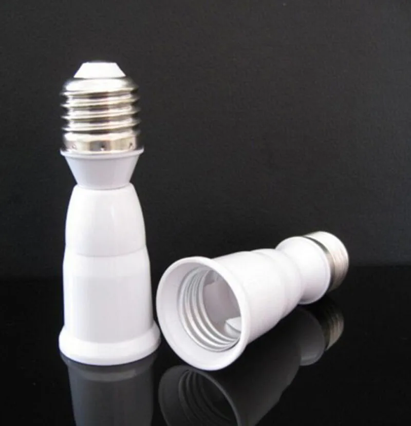 Light Lamp Adapter E27 ES27 Socket Extender Extension Screw Fitting
