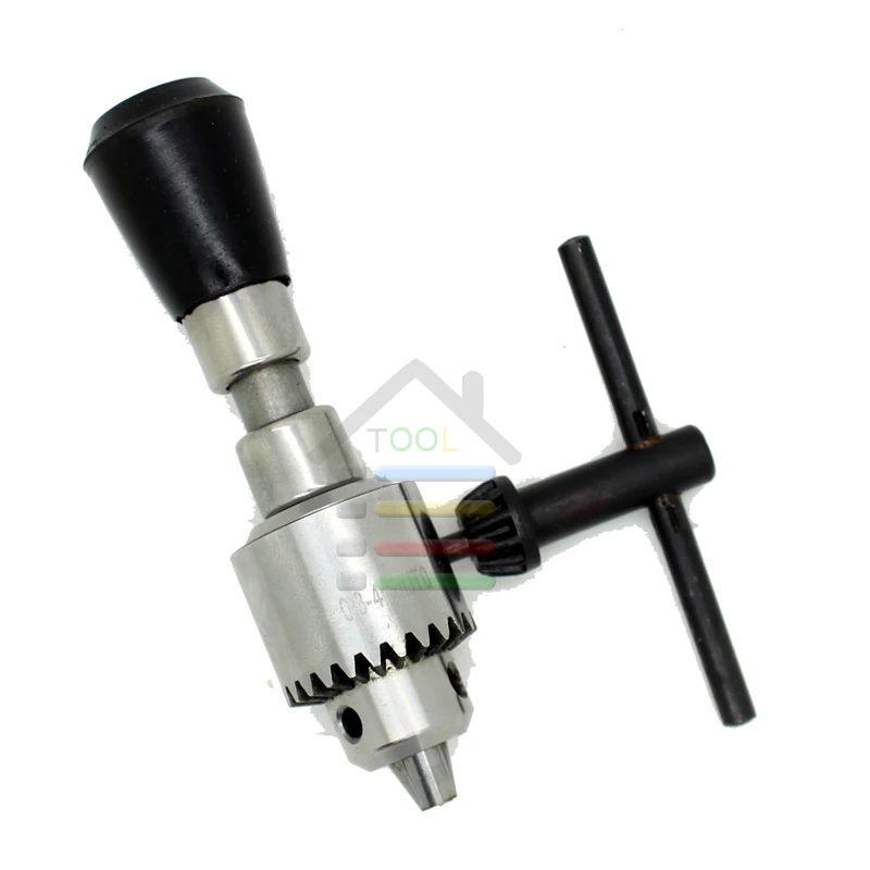 

New Portable Micro Mini Hand Drill Walnut Carving Hole Saw With Key Chuck Clamp 0.3-4mm Multi-Tool Hobby Tools