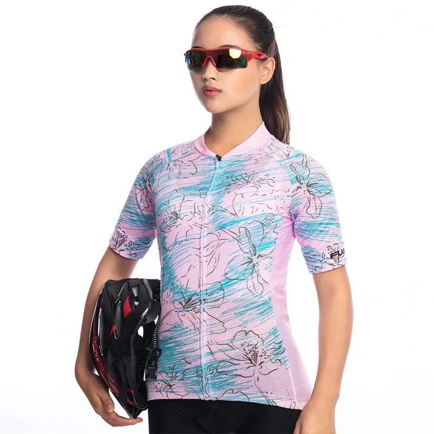 Для женщин Велоспорт Джерси Feminino Ropa Ciclismo Quickdry MTB велосипед рубашки с коротким рукавом с подушечки с силикагелем шорты WM02