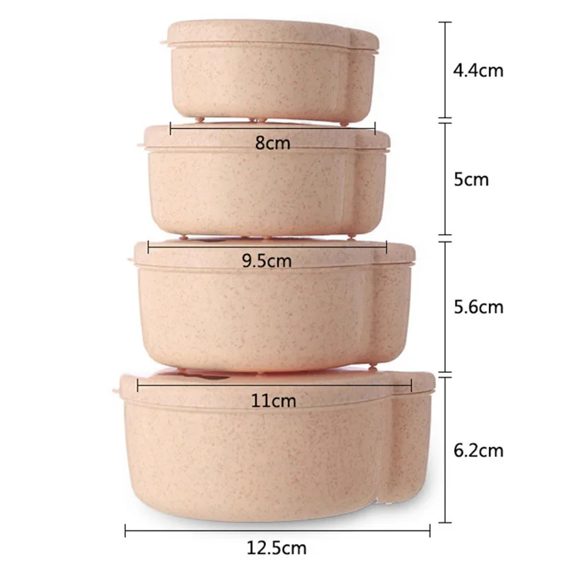 4 pack 120ml Baby Blocks Food Storage Container Set With Leakproof Lids  Reusable 4oz Jars Safe for Microwave Freezer Travel - AliExpress