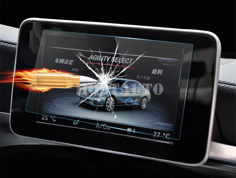 Закаленное стекло для Benz GLC X205 X253 GLC200 GLC260 защита экрана GPS навигации 2015 2018 1 шт.