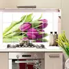 Azulejos de cocina antiaceite para decoración del hogar, póster de lámina de aluminio resistente al calor y al aceite, calcomanías de arte Mural, nuevo ► Foto 3/6