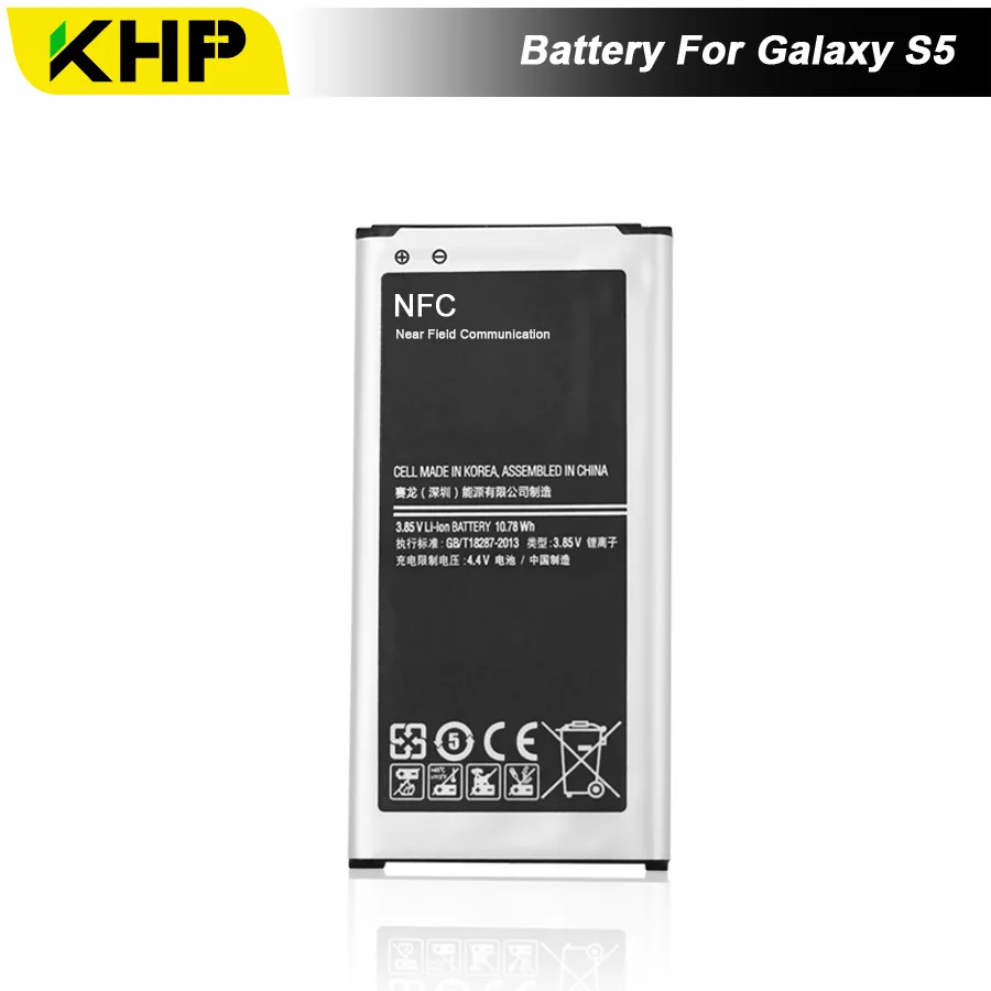 Новинка 2019 100% оригинал KHP EB BG900BBC батарея для телефона samsung Galaxy S5 i9600 G900S G900F сменная