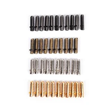 10 pièces Aglets En Métal bricolage Lacets Réparation Bouts de Lacet de Chaussure Remplacement Tête Outil de Plein Air
