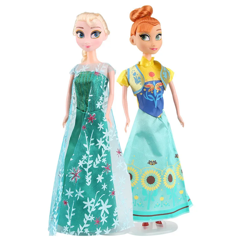 31cm Princess Anna Elsa Dolls For Girls Toys Bjd Doll Princess Anna Elsa Dolls For Girls Toys Small Plastic Baby Dolls Congelad