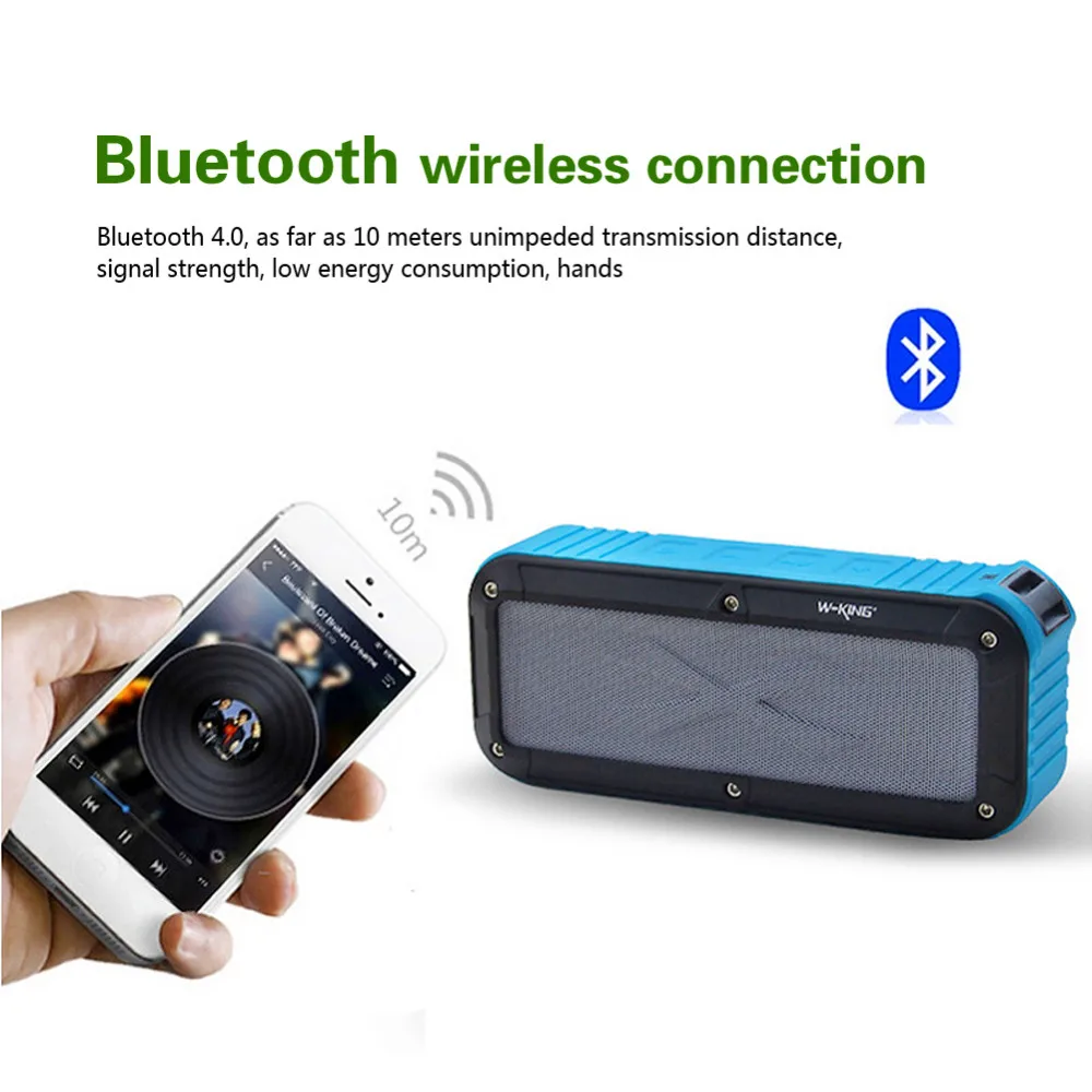 FM NFC TF Waterproof Bicycle Mounted Bluetooth Speaaker  (1)