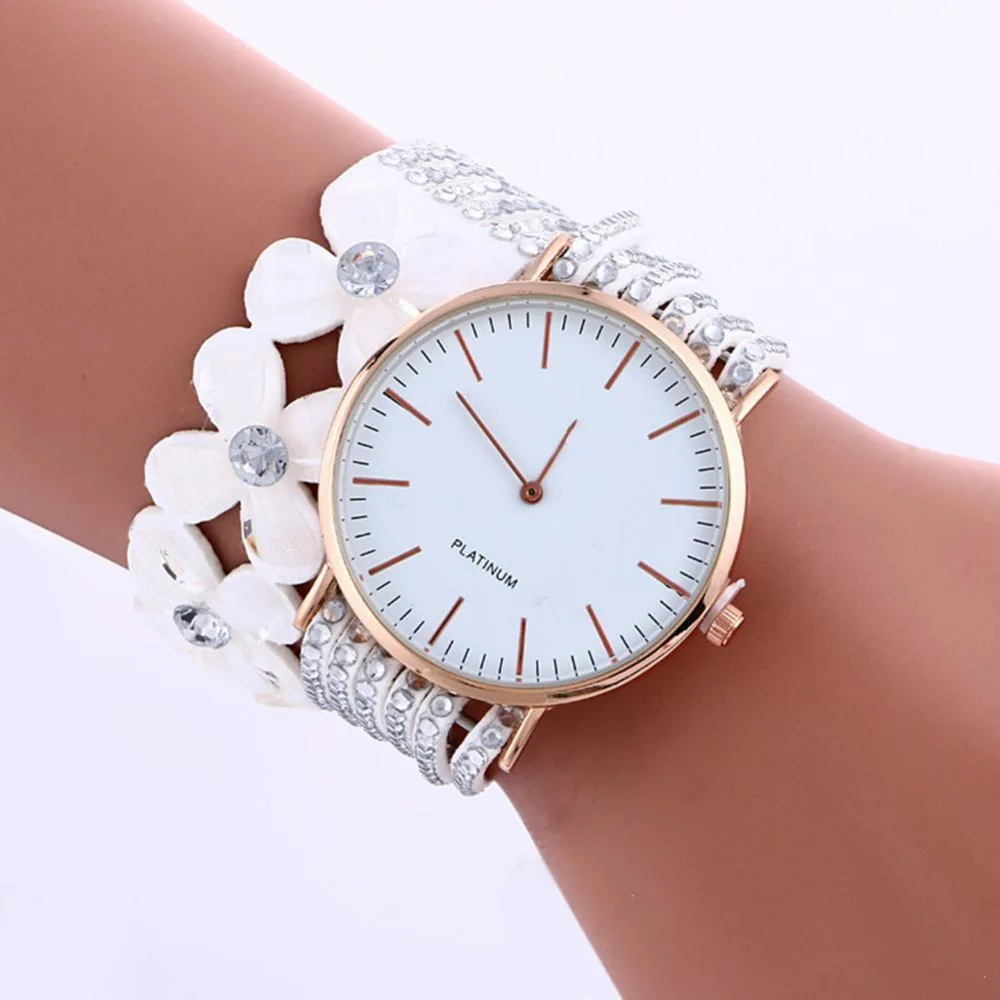 2017 New CocoShine A 888 Fashion Leisure Womens Quartz Bracelet font b Watch b font Crystal
