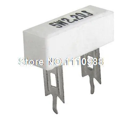 

5W 2.2 Ohm Wire Wound Ceramic Cement Resistor 2R2 5% 10pcs