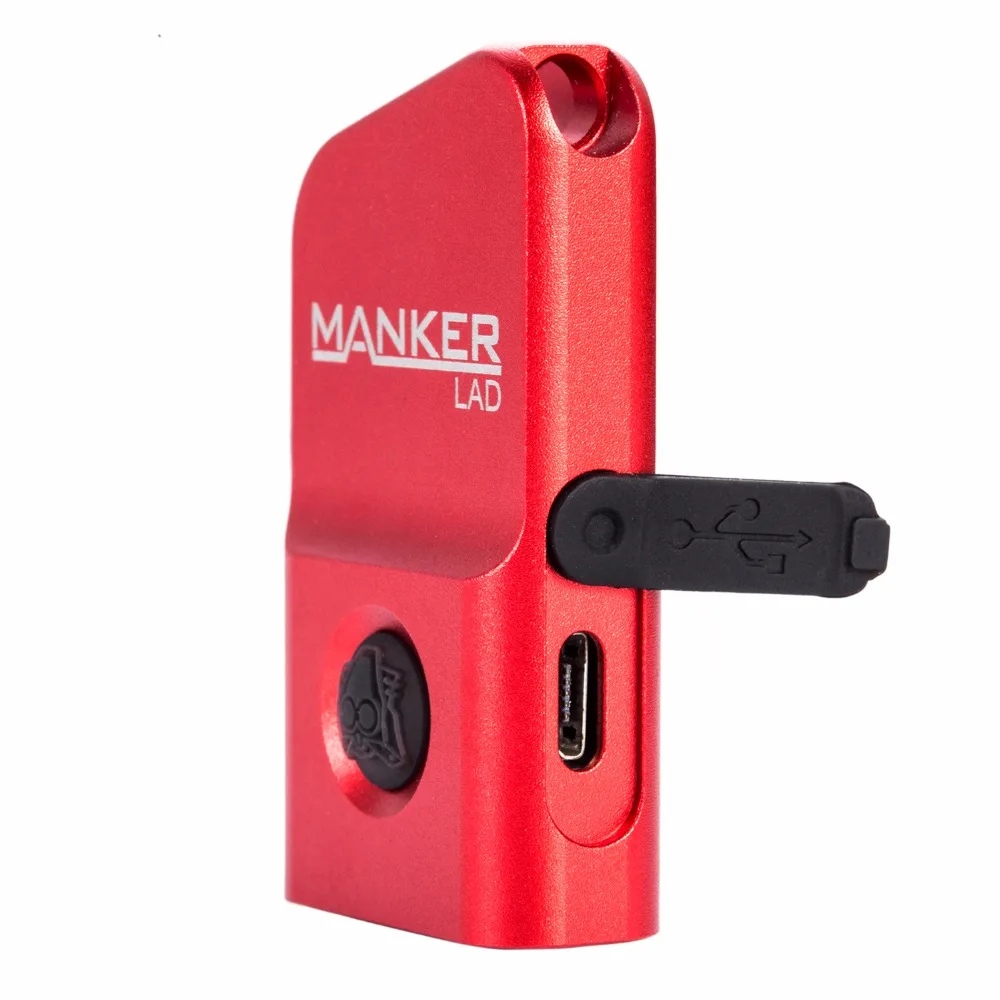 MANKER LAD 230 Люмен USB Перезаряжаемый брелок фонарик с Nichia 219C светодиодный + 2x красная