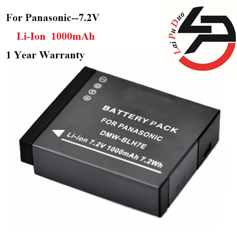 Совершенно новый 1000mah запасная батарея камеры для Panasonic DMW-BLH7 DMW-BLH7E GM1 | Электроника