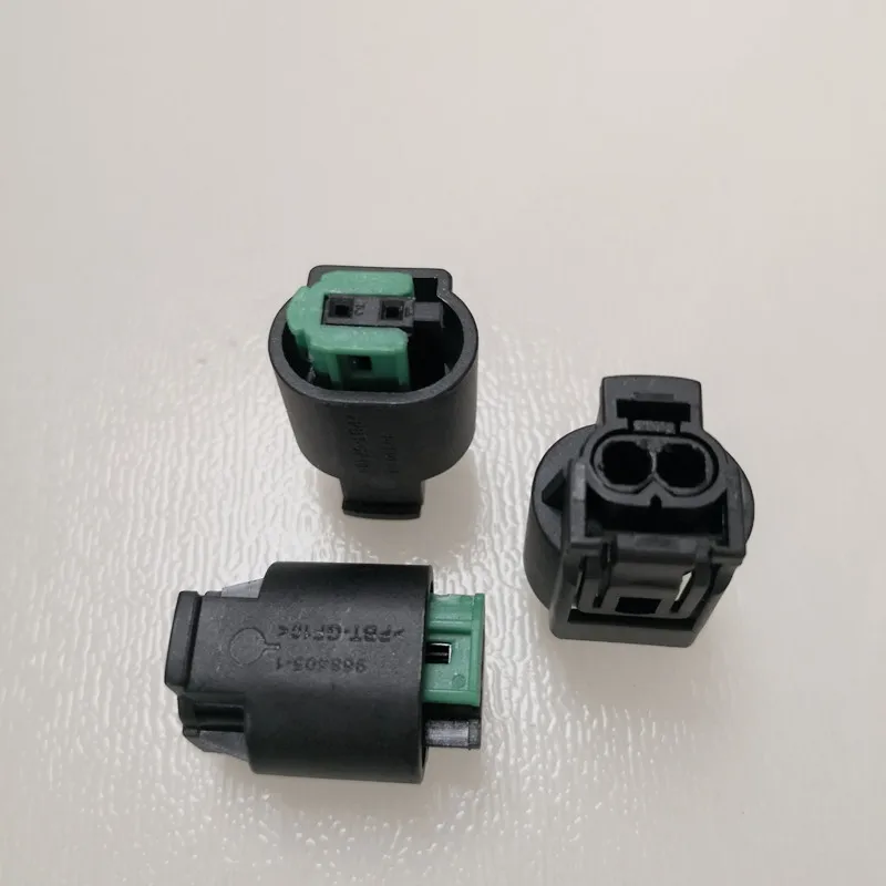 

5/10/20/50/100pcs/lot 2 Pin/Way Connector For BMW E46 E39 X3 X5 E38 3 5 2 Air Temp Sensor Plug 8E0973202 8E0 973 202 968405-1
