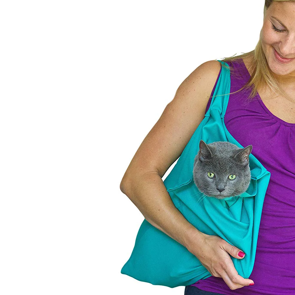 Мягкая сумка для домашних животных, сумка для кошек, сумка для путешествий, многофункциональная сумка-переноска для собак, кошек, сумка для путешествий, сумка для домашних животных, уличные сумки для кошек, рюкзак для собак - Цвет: Зеленый