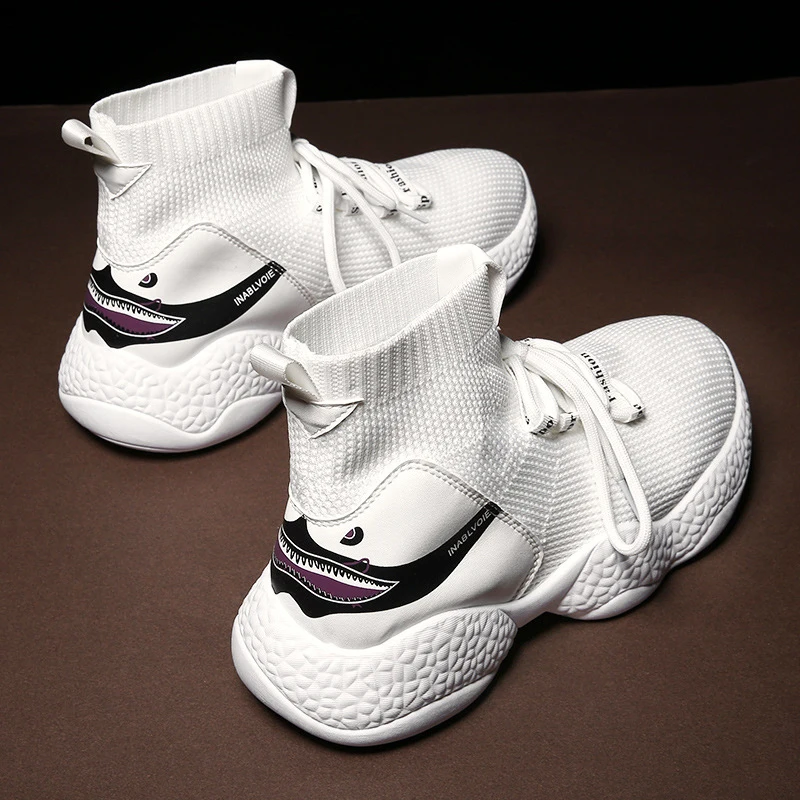 

High Quality Sneakers Men Sports Shoes Men High Help Socks Sneakers Air Wear Outdoor Running Shoes Men Sneakers Shoes Men