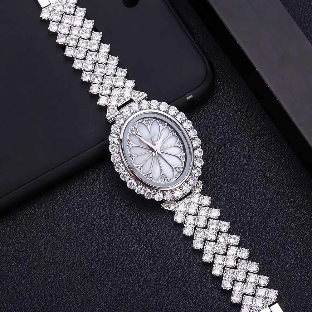

Women Ladies Bling Diamonds Crystal Strap Watch Fashion Luxury Stainless Steel Analog Quartz WristWatches gift relogio feminino