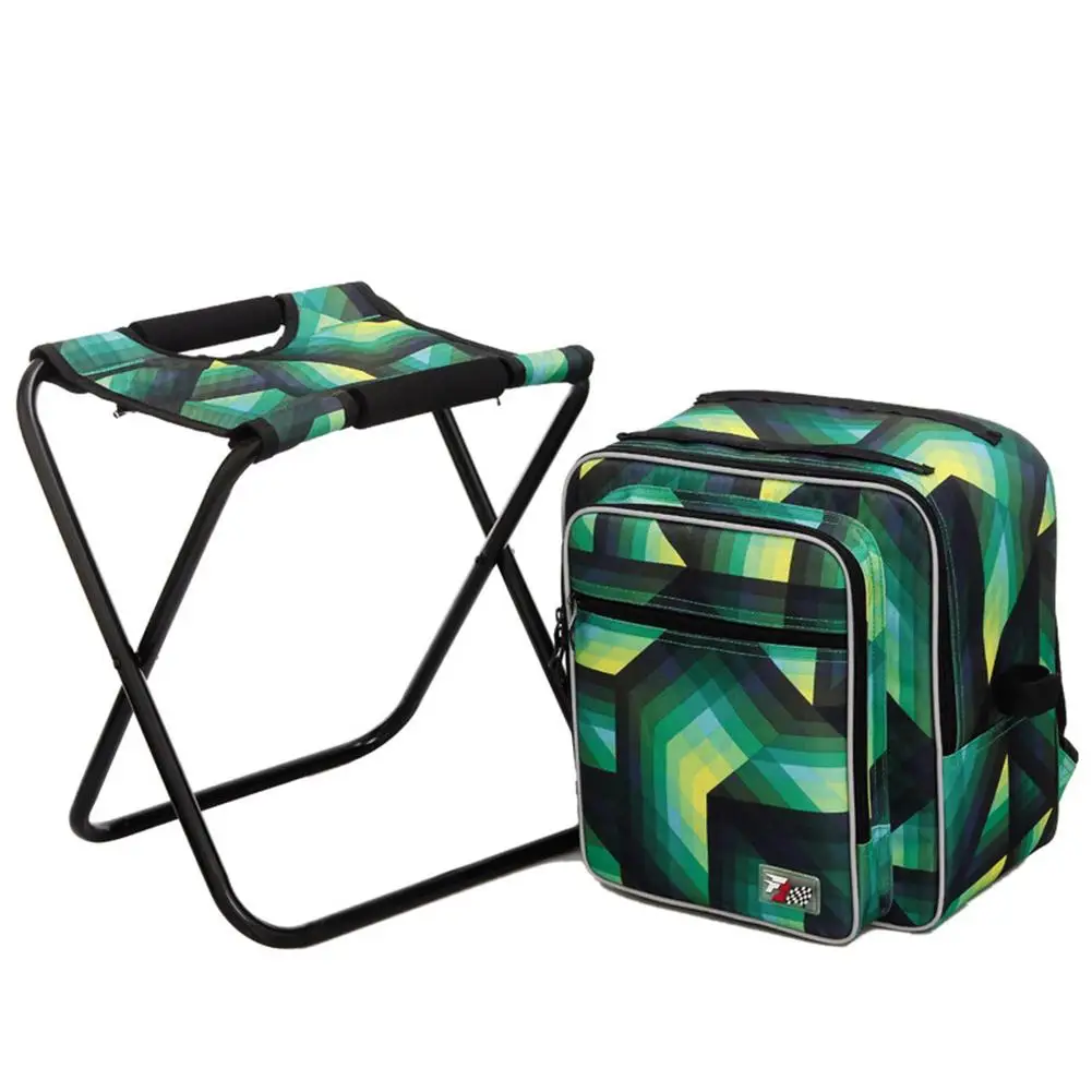 

Upgrade Large Size Ultralight Backpack Cooler Portable Folding Chair Backpack with Cooler for Camping Hiking Beach BBQ