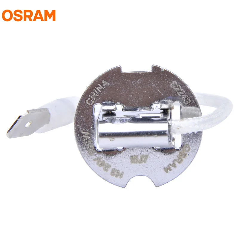 OSRAM H3 62243 24 в 100 Вт PK22s внедорожная стандартная галогенная лампа для внедорожных фар, УФ-фильтр, супер RALLYE 1X