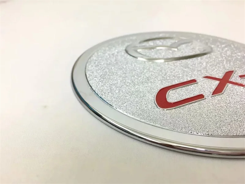 ABS Chrome стайлинга автомобилей и установка масла топливный бак Кепки покрытие стикер для отделки для Mazda CX3 CX-3 аксессуары автомобиль-Стайлинг