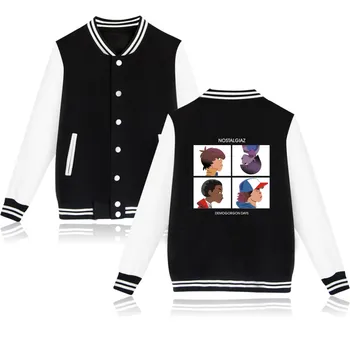 

Stranger Things Capless Baseball Hoodies Women Winter Cotton Pullovers Plus Size Autumn Sweatshirt Men Hip Hop Fashion Clothes