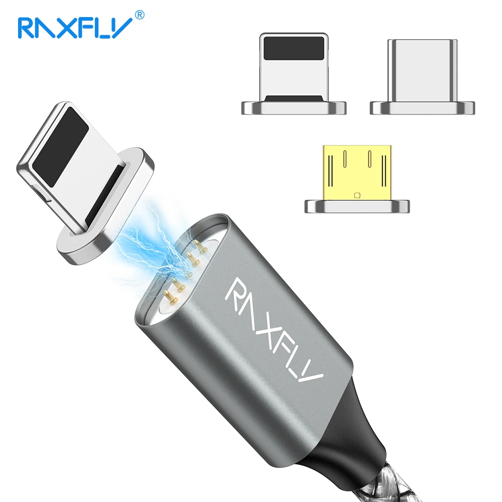 Магнитный зарядный usb-кабель RAXFLY для iPhone X XS Max XR 8 магнитное зарядное устройство