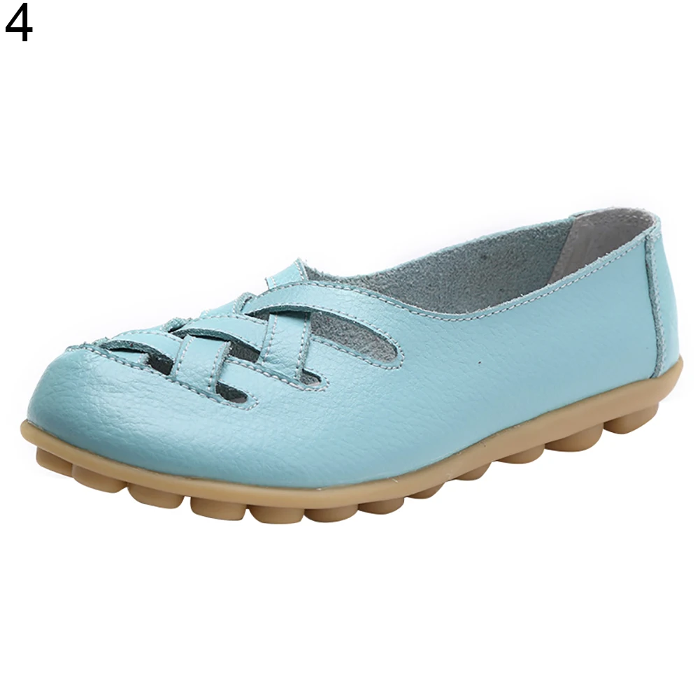 

Women Breathable Sandals Spring Summer Fashion Flats Hollow Out Loafers Shoes