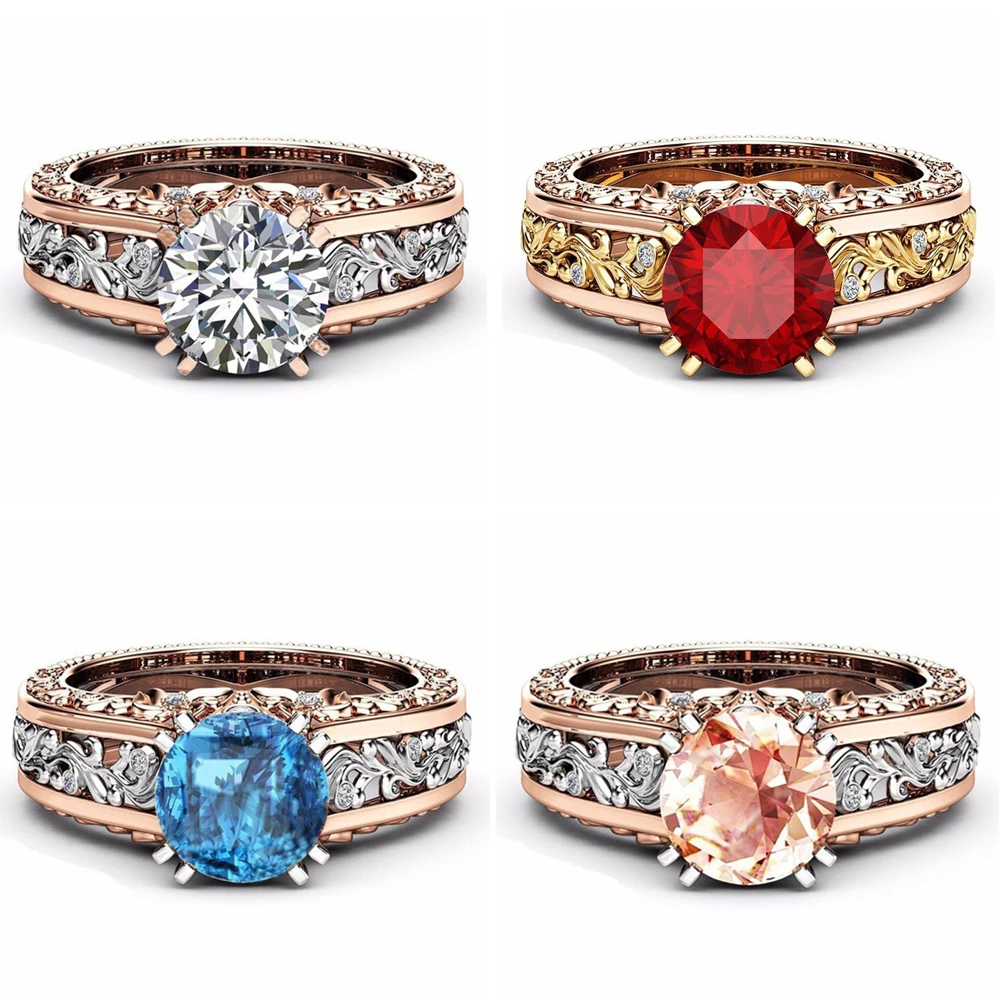 

2018 NEW Classics 3.4ct Ring For Men & Women Gift Solid Fashion Charm Vintage European and American Style Jewelry Accessories