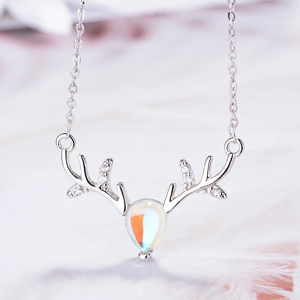 moonstone elk chokers necklaces (4)
