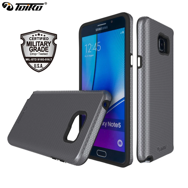 

TOIKO X Guard Dual Layer Back Covers for Samsung Galaxy Note 5 Shockproof Hard PC Soft TPU Bumper Shell Hybrid Mobile Phone Case
