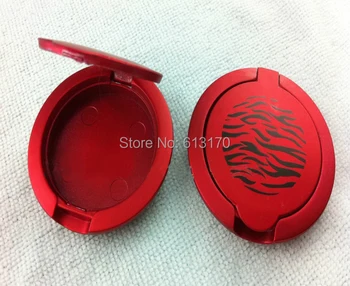 

Free shpping 50pcs/lot 2g red Cream jar plastic eye shadow jars mineral loose powder jars small bottles