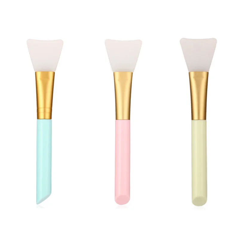

3 Colors Facial Mask Stirring Brush Soft Silicone Makeup Brush Women Skin Face Care For Girl Cosmetic Tools