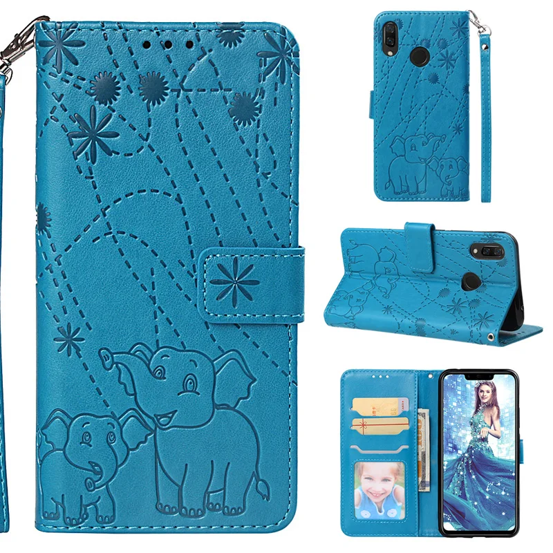 

2019 New Flip Leather Mobile Phone Case sFor Huawei P Smart Plus Cases P Smart Wallet Bag For Huawei Nova 3I Cover Case Coque<