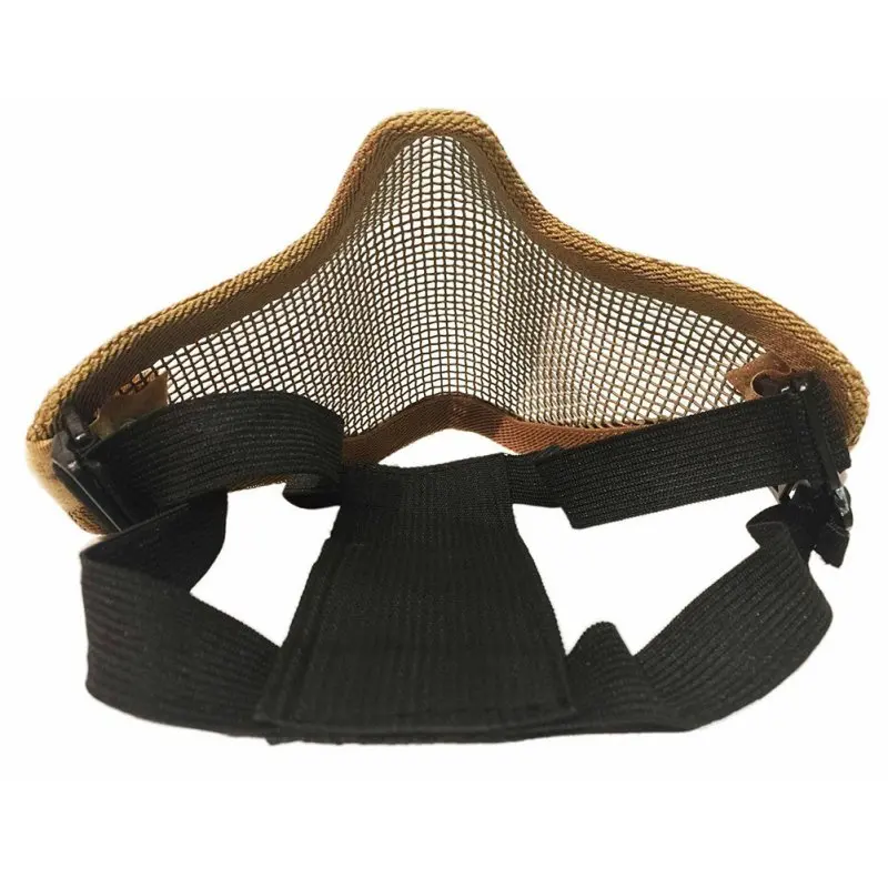 

Hot Tactical Ghost Mesh Airsoft Mask Paintball Half Face Protection Strike Style New Arrival
