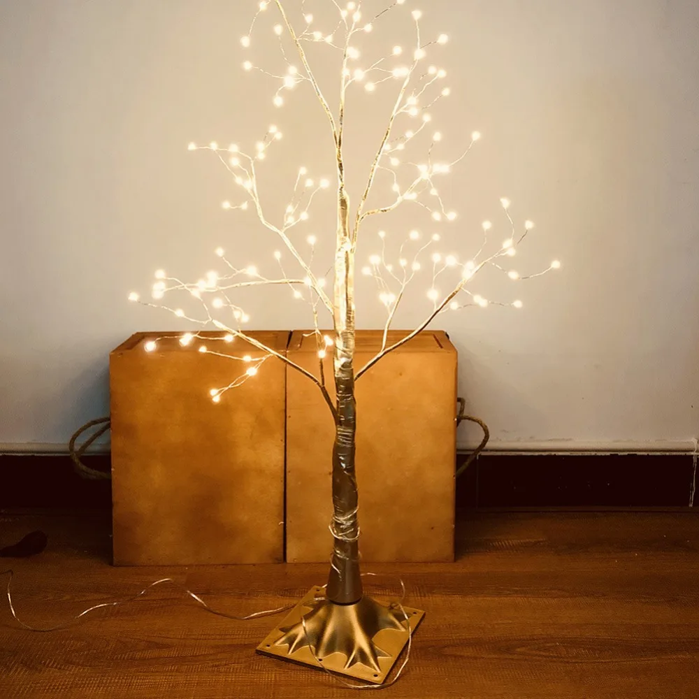 

150 LEDs 85cm Lighted Birch Tree LED Light Modern Indoor Tree Lamp Landscape Night Light Table Light Festival Christmas Decor
