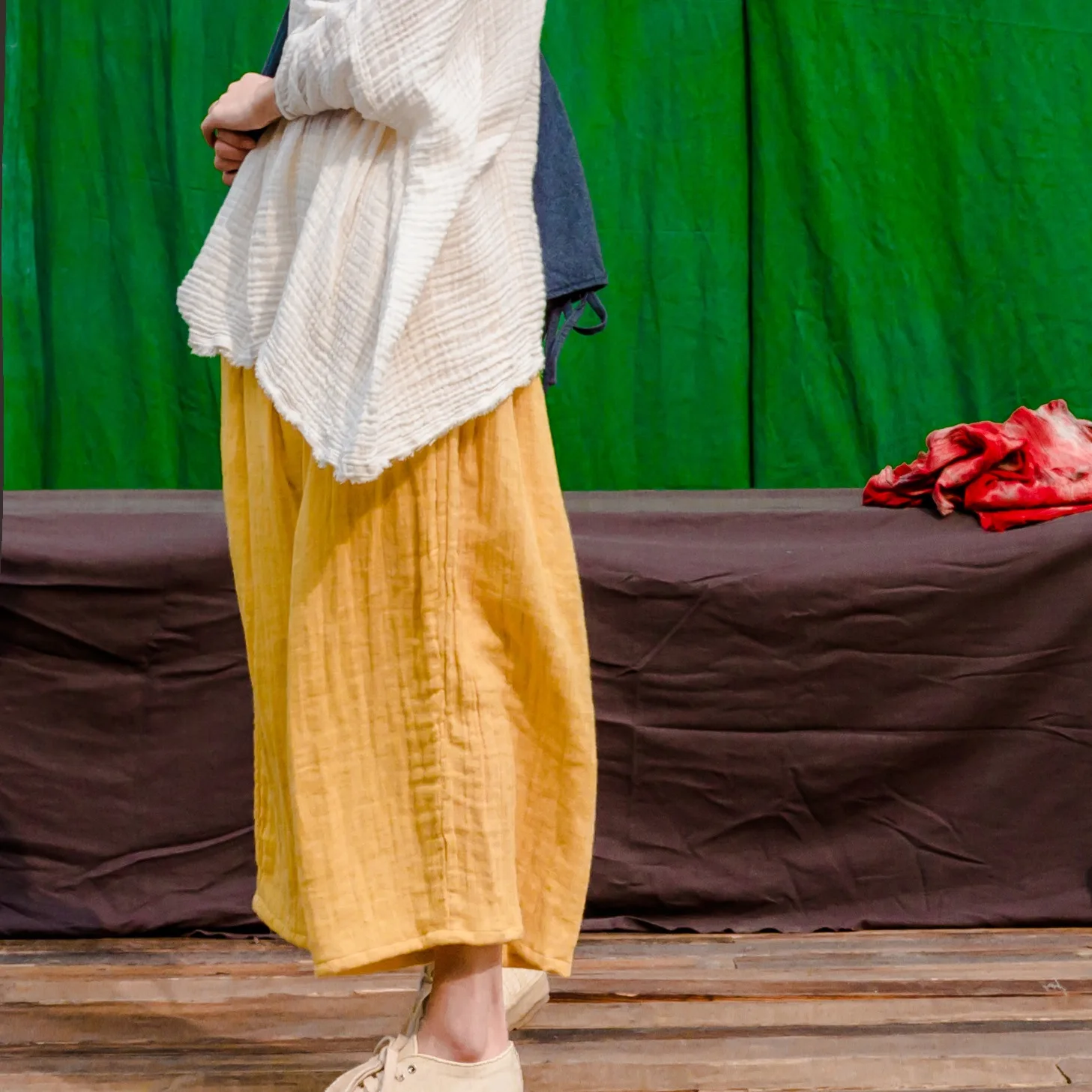 

Johnature Women Trouser 2019 New Original Pants New Autumn Cotton Wide Leg Pants Loose Vintage Style Linen Trousers Casual Solid