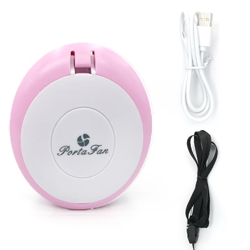 pink Yelix сушилка для наращивания ресниц USB мини-портативный вентилятор с зеркалом переносной и Перезаряжаемый 2 шестерни скорость воздуходувка макияж - Цвет: pink