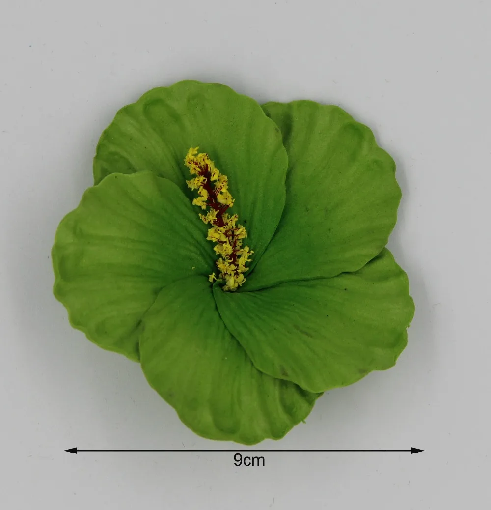 ЕВА Гибискус Роза-синенси 10 шт./лот Гавайский искусственный цветок DIY головной убор Венок цветы Свадебная вечеринка украшения